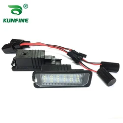 2pcs Car LED Number License Plate Light LED License Lamp For VW GOLF 5/6/7 Polo Derby Scirocco OEM No. 3D0943021A 1J6943021B