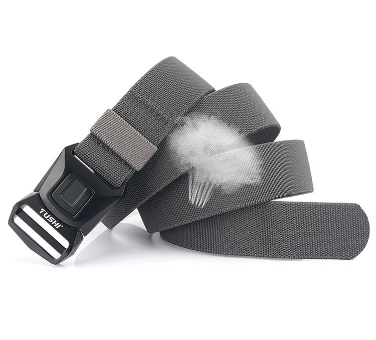 MEDYLA Elastische Taktische Gürtel Hohe Festigkeit Elastische Faser Metall Schnalle Sport Gürtel Einstellbare Länge Außen Sport Zubehör – Detail 3
