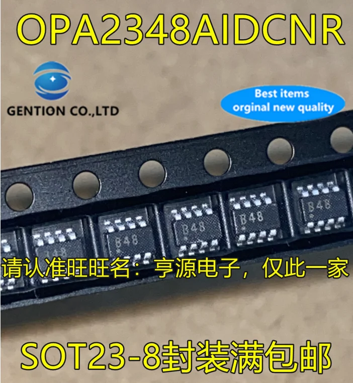 

10PCS OPA2348AIDCNR Silkscreen B48 SOT23-8 in stock 100% new and original