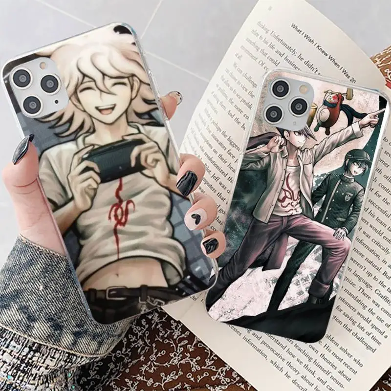 Makoto Nagito Komaeda Anime Phone Case for iphone 13 8 7 6 6S Plus X 5S SE 2020 XR 11 12 mini pro XS MAX