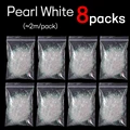 8 bolsas Blanco Perla