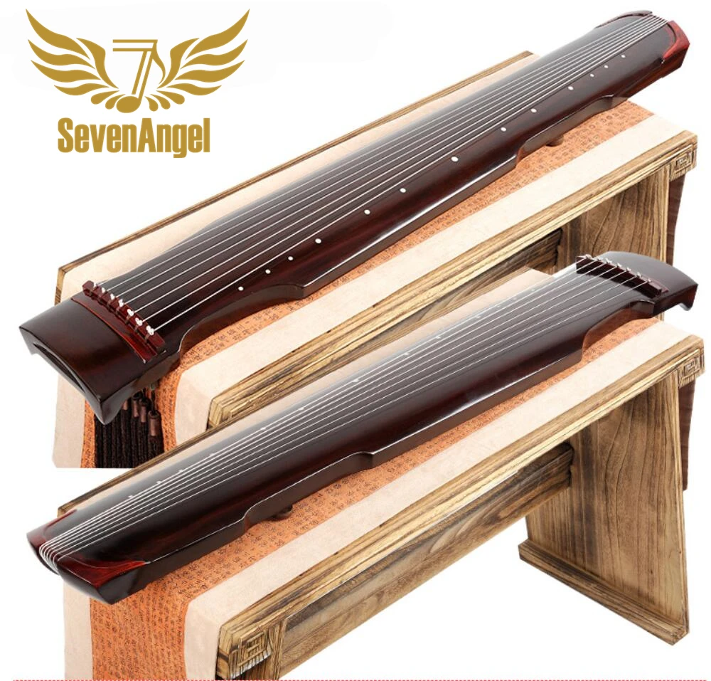 Hot Selling Chinese Zhongni Guqin 7 strings Ancient Zither For Beginner Practice Guqin  Handmade musical instrument