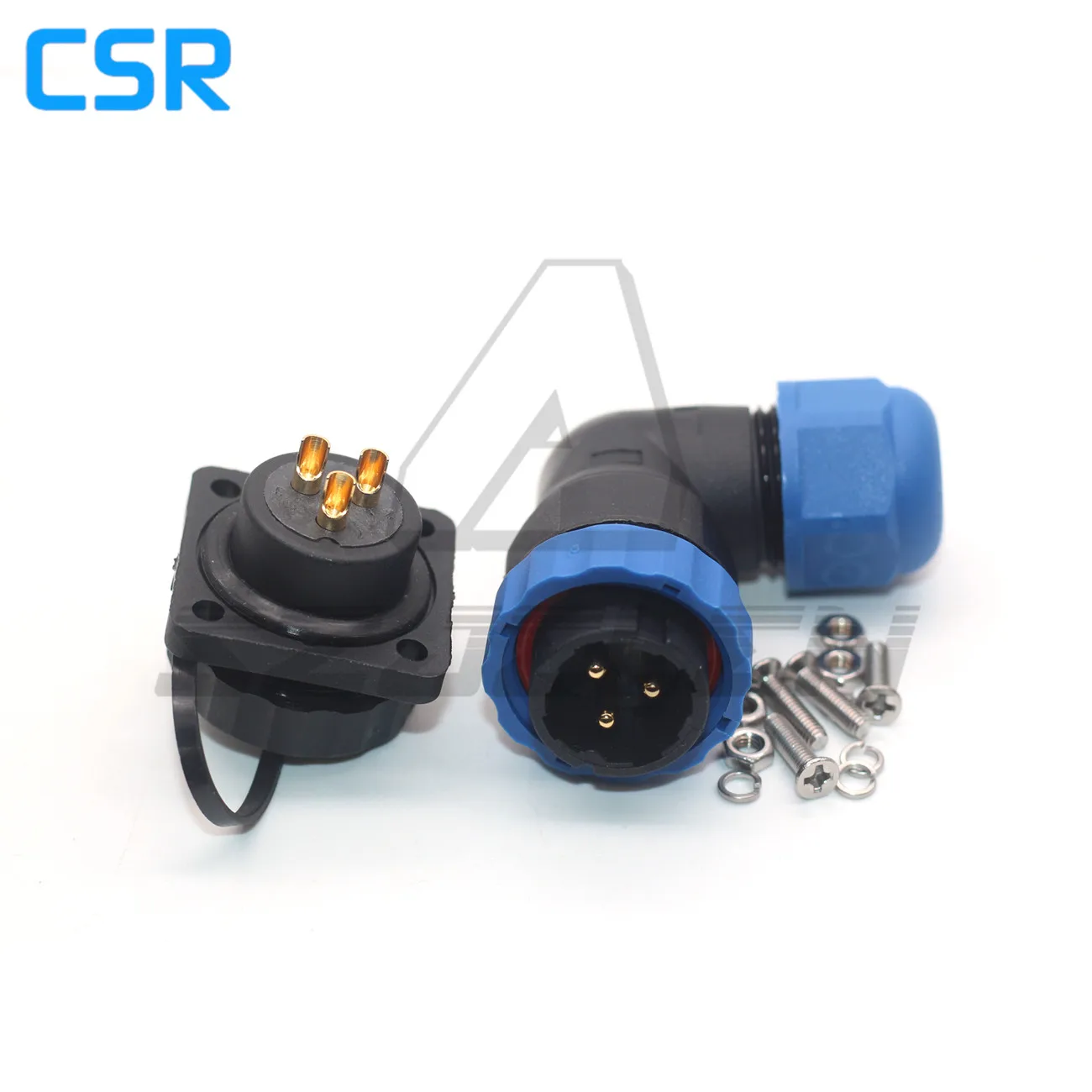 SD20 1 2 3 4 5 6 7 8 9 10 12 14pin Right Angle Waterproof Connector Male Plug And Female Socket IP68 CE SGS ROHS Certification