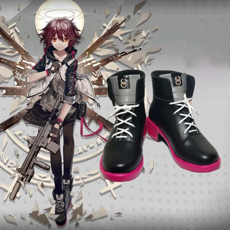 

EXUSIAI cos cos Arknights cosplay cos shoes canvas fashion shoes casual men and women college anime cartoon student high help