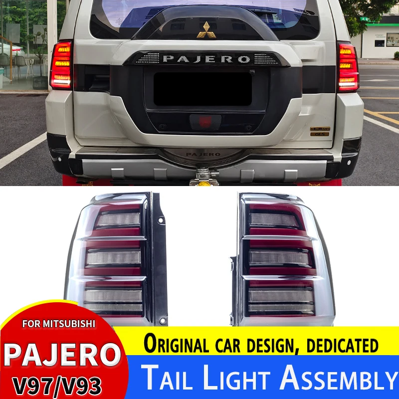 

2004~2019 V97 V93 V87 V73 For Mitsubishi Pajero Tail Light Assembly Streaming Signal Blinker 3 Door Pajero Shogun Fog Lamp