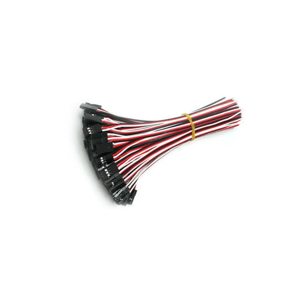 10pcs 10cm 20cm Extension Cable 30 Core Male JR Plug Servo Signal Wire For JR Futaba RC Servo Airplane Helicopter