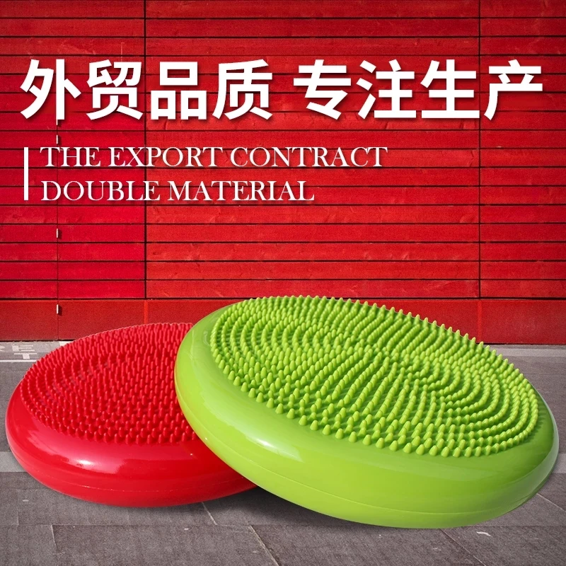 34CM Yoga Balls Pad Wheel Stability Balance Ball Massage Cushion for Fitness Pilates Pad Gym Exercise Balance Ball