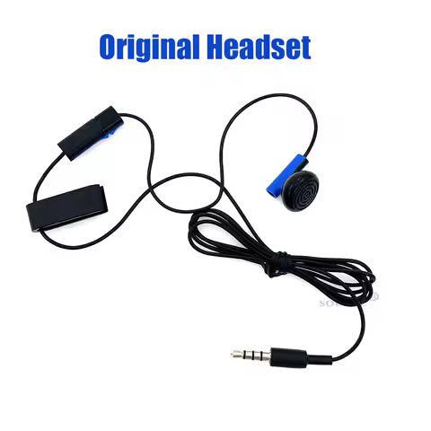 Original Game Headset With Microphone Mono Chat Earbud Headset for Sony PS4 PlayStation 4 Controller Earphone Gaming Headphone