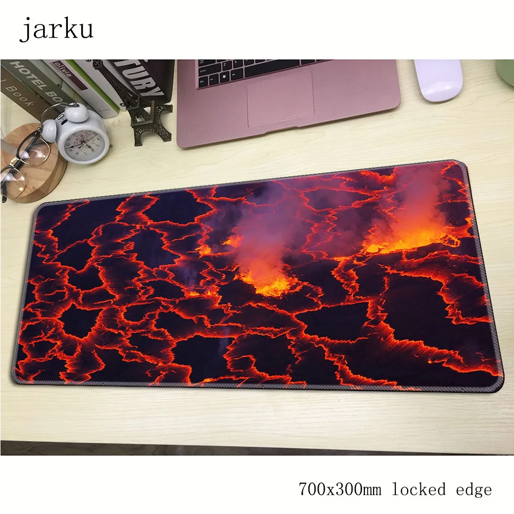 Volcanoes pad mouse Popular computer gamer mouse pad 700x300X2MM padmouse best seller  mousepad gadget anime desk mats