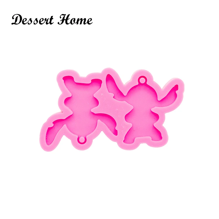 DY0001 Mouse earrings Epoxy Resin Molds For DIY Jewelry Shiny Glossy Silicone mold Wholesale