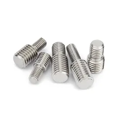 1/5pcs Male to Male M3 to M4 to M6 to M8-20 304 A2 Stainless Steel Thread Adapter Outside Thread Double Head Transfer Screw Bolt