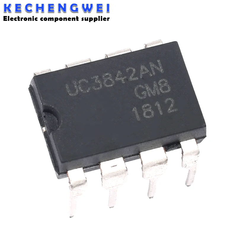 10PCS UC3842AN DIP8 UC3842BN 3842AN DIP 3842 UC3842 DIP-8 신규 및 오리지널 IC 칩셋