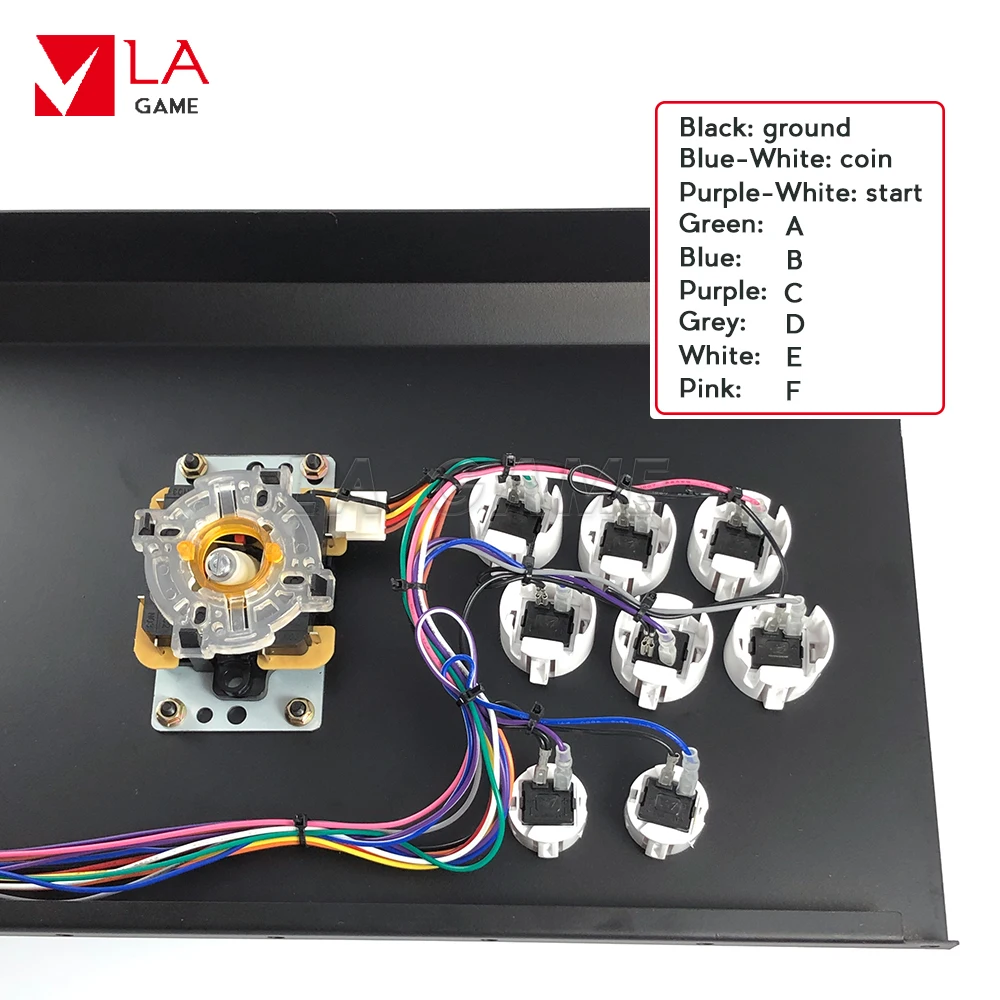 Pandora box family version 40 Pin Wire Harness  Cable For Sanwa joystick and LED push buttons pandora box 3d wifi