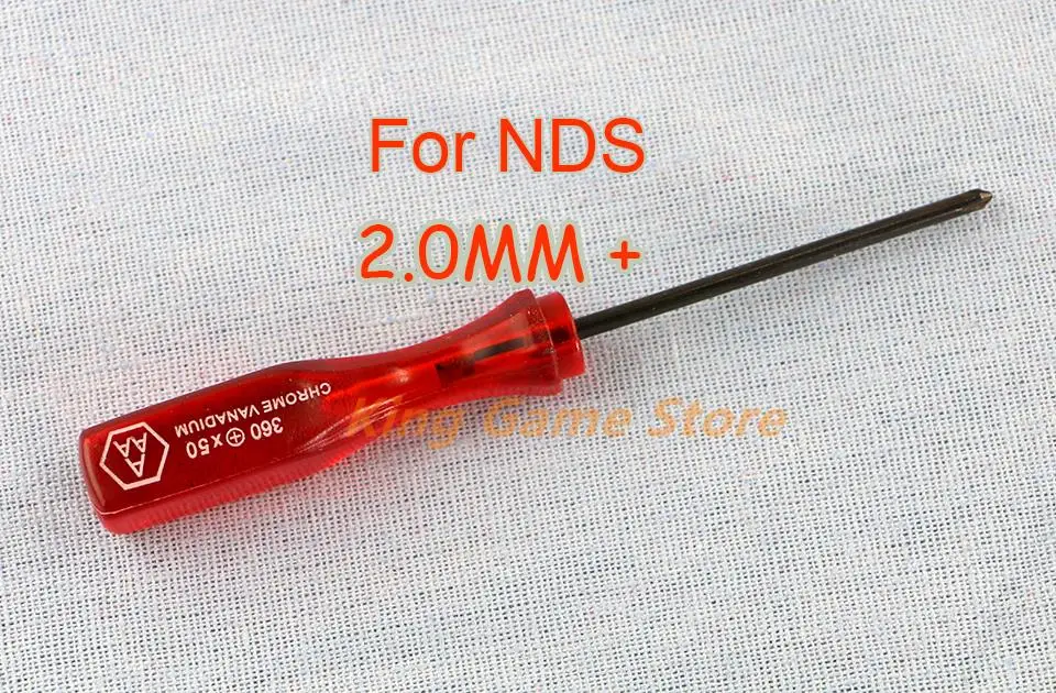 100pcs/lot Opening tool 2.0MM + Cross Screwdriver for NDS NDSL GBA GBC 3DS 3DS XL Repair Tool Screwdriver