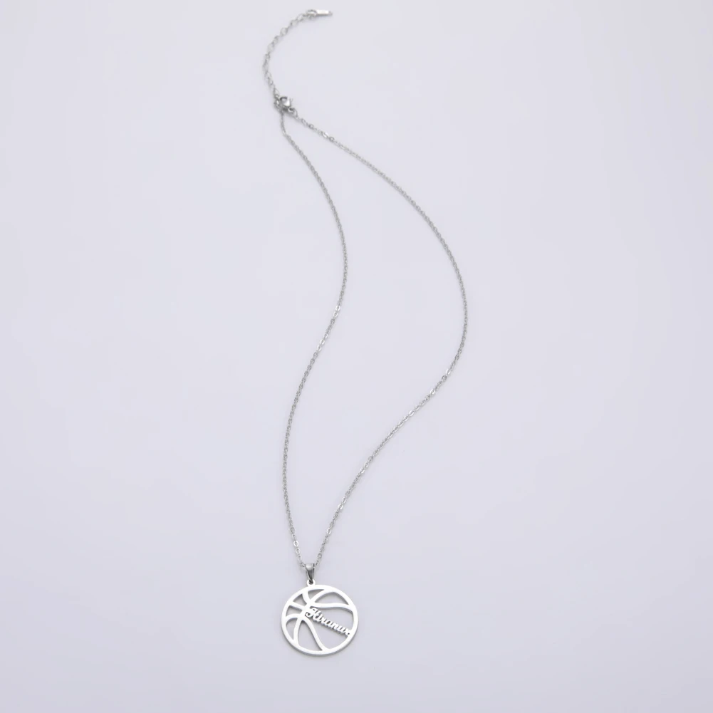 Sipuris Personalisierte Namens-Basketball-Halskette für Männer, Modischer Schmuck, Accessoires, Geschenk für den Freund, Neu – Detail 10