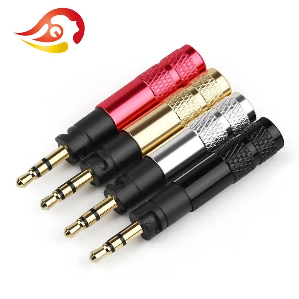 QYFANG 2.5mm 3 Pole Stereo Audio Jack Earphone Plug Colorful Adapter Wire Connector For Dynamic Bass-Driven Momentum Headphone