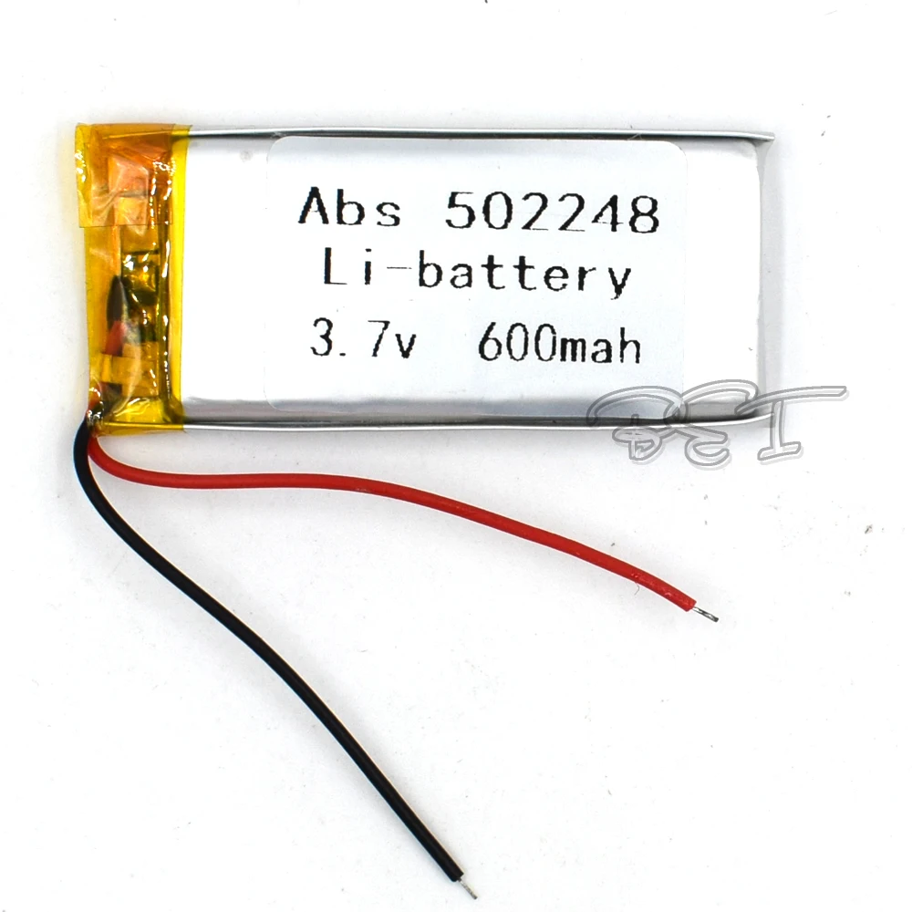 10 unidades 3,7 V 600mAH 502248   Bateria recarregável de íon-lítio de polímero de lítio para gravador de brinquedos GPS MP3 MP4 Óculos de telefone celular Navigato