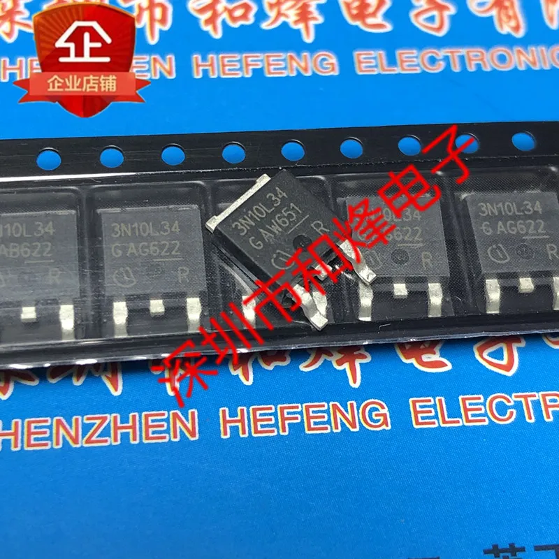 10PCS   3N10L34 IPD30N10S3L-34  TO-252 100V 30A