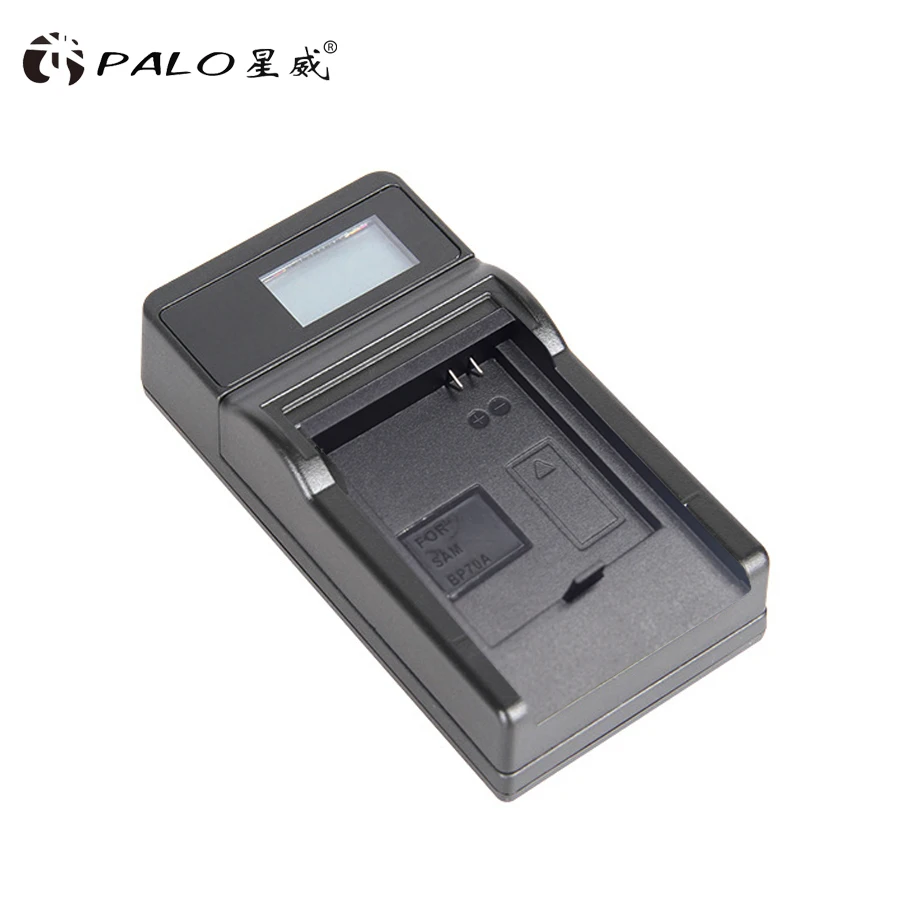 PALO BP-70A Camera Battery Charger With LCD Display For Samsung BP 70A bp-70a bp70a BP70a PL120 PL121 PL170 PL171 PL200 ST76