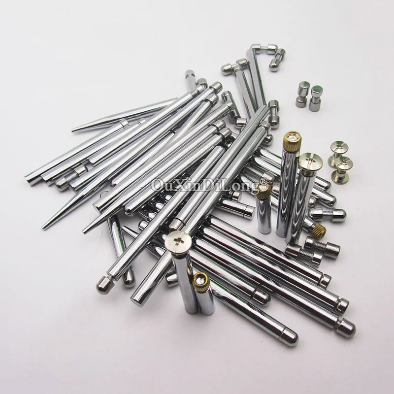 

500PCS Flat Head Iron Advertising Nails Screws Bolts Acrylic Display Billboard Standoffs Pins Frame Stand for 0-8MM Board GF541