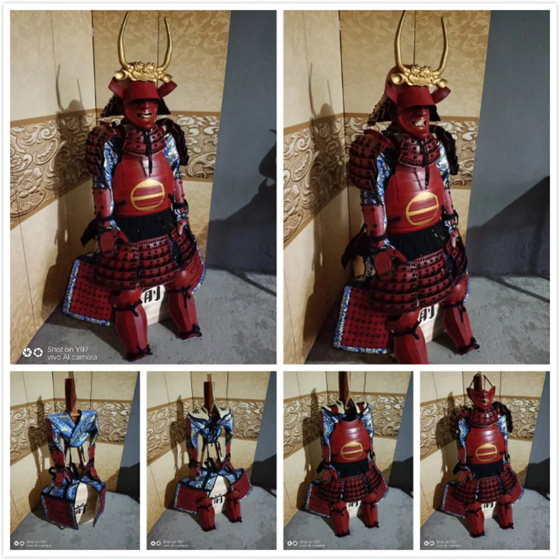 Wearable Ancient armors Japanese samurai armor cosplay part nightclub bar decoration wearable costumes