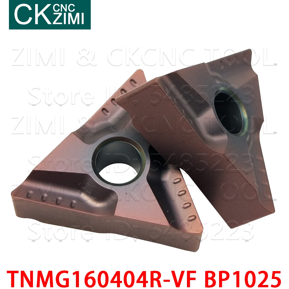 TNMG160404R-VF BP1025, карбидные вставки, треугольное лезвие для прорезания, CNC металлический токарный инструмент поворотные вставки TNMG для нержавеющей стали