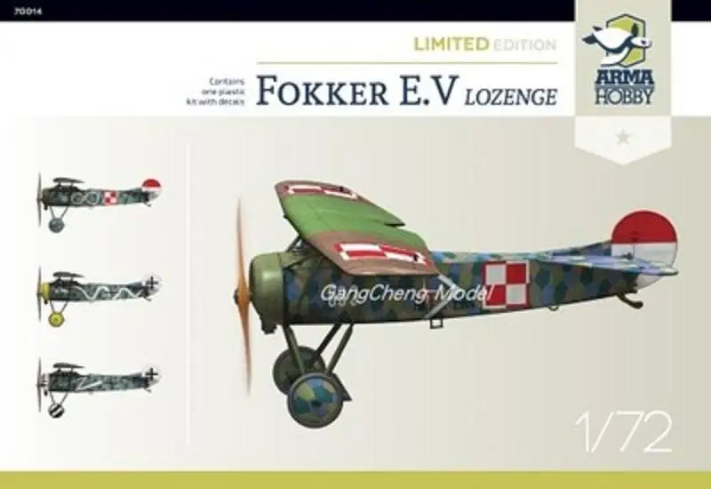 

Arma hobby 1/72 scale ADL70014 Fokker E.V Lozenge Limited Edition
