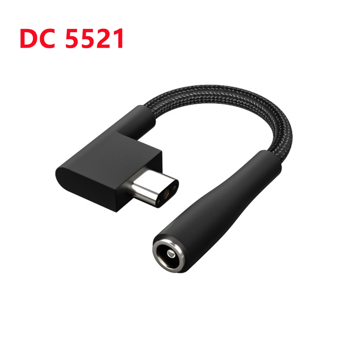 Acessórios do conversor da carga do portátil do adaptador para o cabo da tomada da fonte de alimentação de razer dc 5.5*2.1mm fêmea ao conversor 3pin