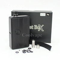 2021 style SXK Billet box V4 60w mod kit with DNA 60 chip USB port rev.4 Device black dober color with nautilus coils adaptor