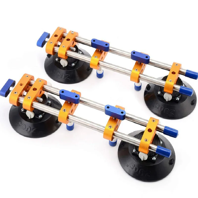 seamless Stone Seam Setter Manual Rubber Vacuum leveling Setter for joint with 6" Suction Cups