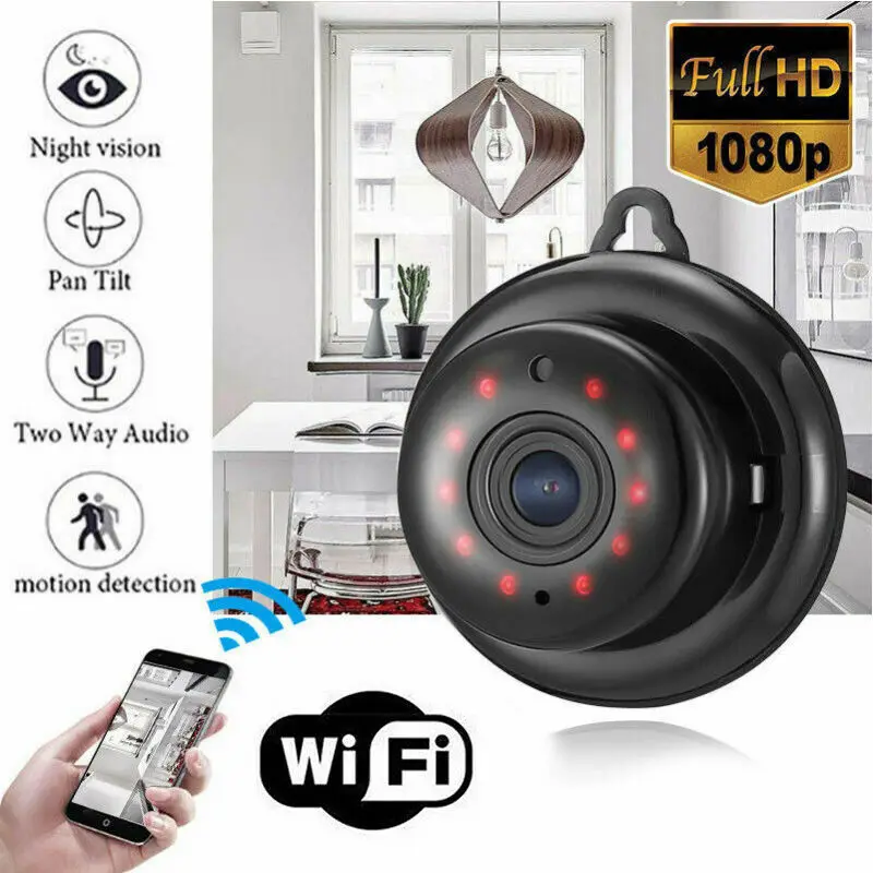 1080P Wireless Mini Camera Wifi IP Security Camcorder Night Vision Cam DV DVR