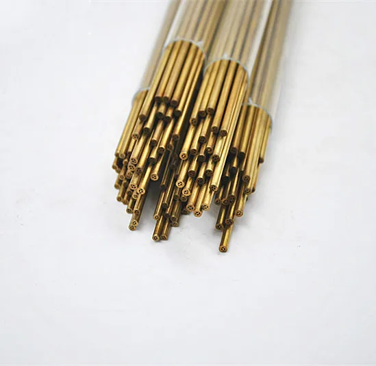 Punch electrode tube punching machine brass wire electrode 0.15 3.0 single-hole brass tube 400 mm image 3