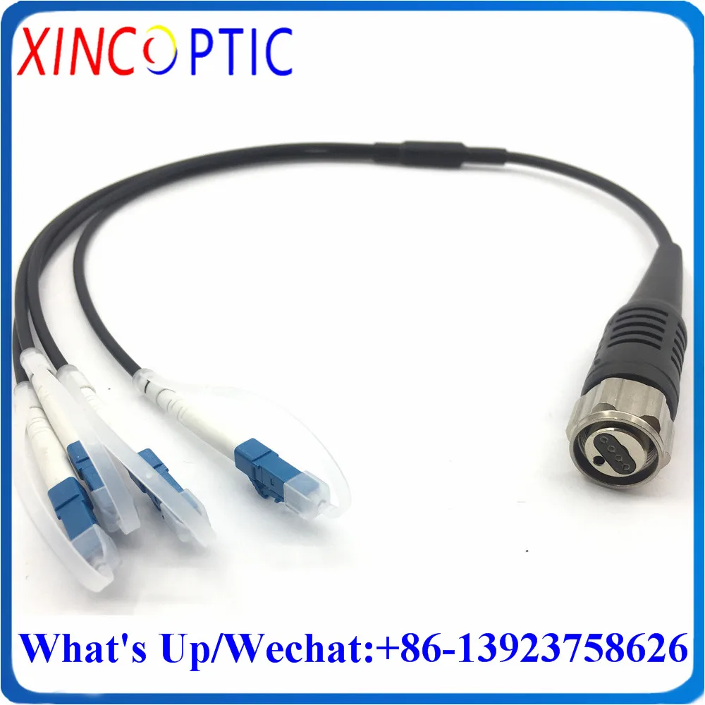 

4F ODC Square(Female)/4C ODC Round(Male) to 0.5M/1M/2M 4.5mm TPU LSZH FC/ST/FSC/LCUPC 4Fibers Optic Patch Cord Cable Connector