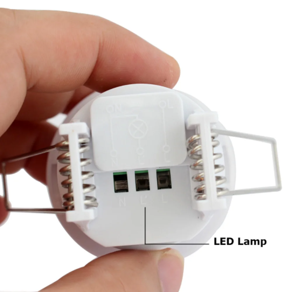 360 Degree PIR Sensor Switch AC 110V-240V Ceiling Infrared Lamp Light Switch