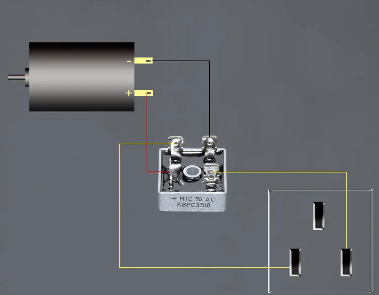 Permanent magnet DC motor 220V 350W double ball bearing high-speed bead lathe electric drill electric grinder table drill motor