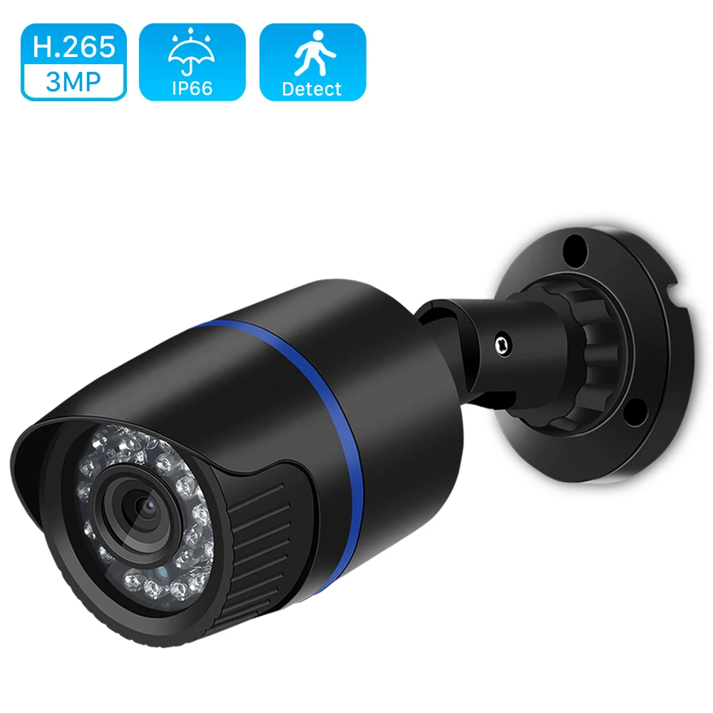 H.265/H.264 1080P Surveillance Ip Camera Full Hd 1080P 2.0 Megapixel Ir Nachtzicht Outdoor Cctv Camera ip 1080P Dc 12V/48V Poe