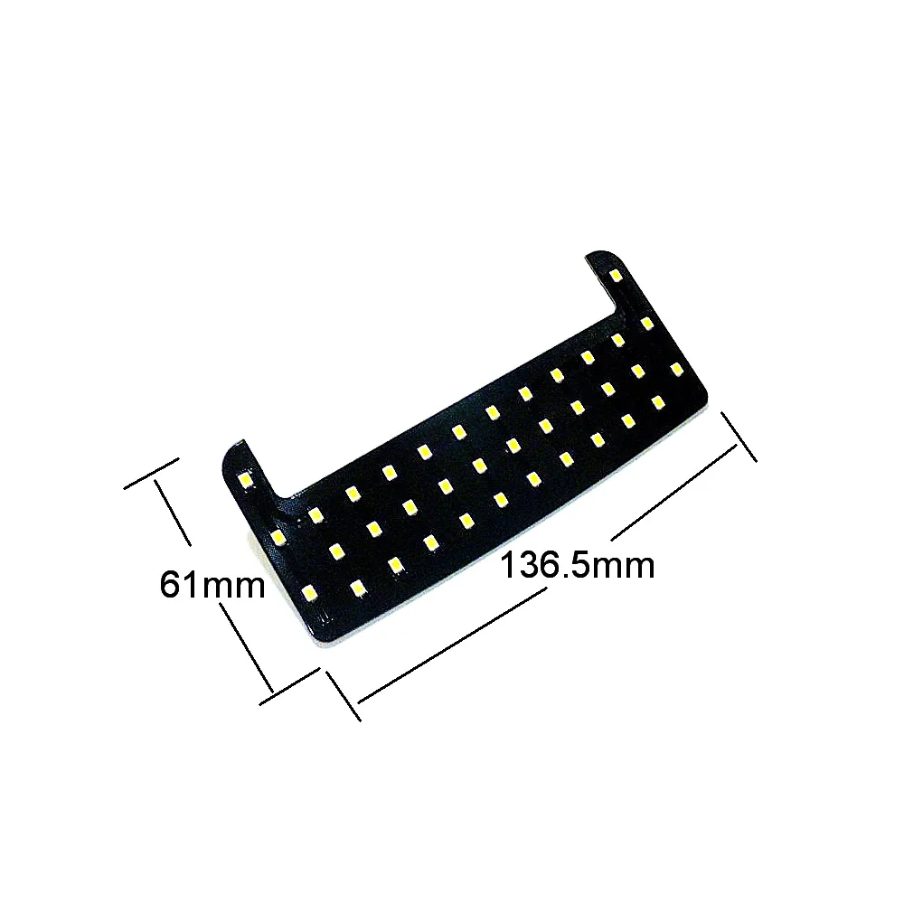 トヨタウィッシュ20 # シリーズ、5ピース/セット、84LED 2835smd 6000k装飾ライト用の高性能車の室内読書灯ケース