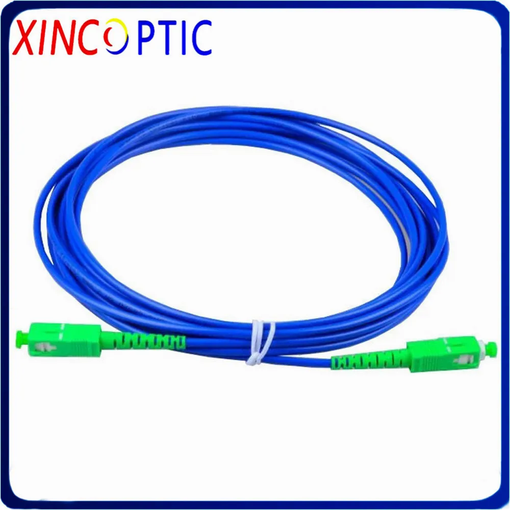 1core 50M Armored Patch Cord 1 core 50meters SM G652D/G657A 2.0mm SC LC FC 1 Fiber Singlemode Optical Fiber Jumper Cable