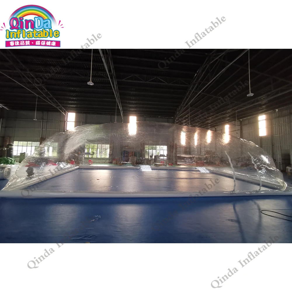 

Factory Price Inflatable Swimming Pool Cover Tent Inflatable Pool Dome Tent For Winner Use