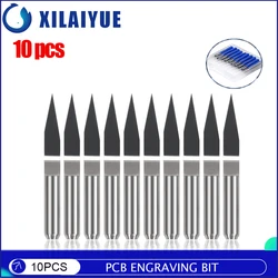 10 개 3.175mm 비트 CNC 조각 기계 나무 PCB 조각사 팁 밀링 커터 DIY 취미 칼, CNC 1610 2418 3018 프로