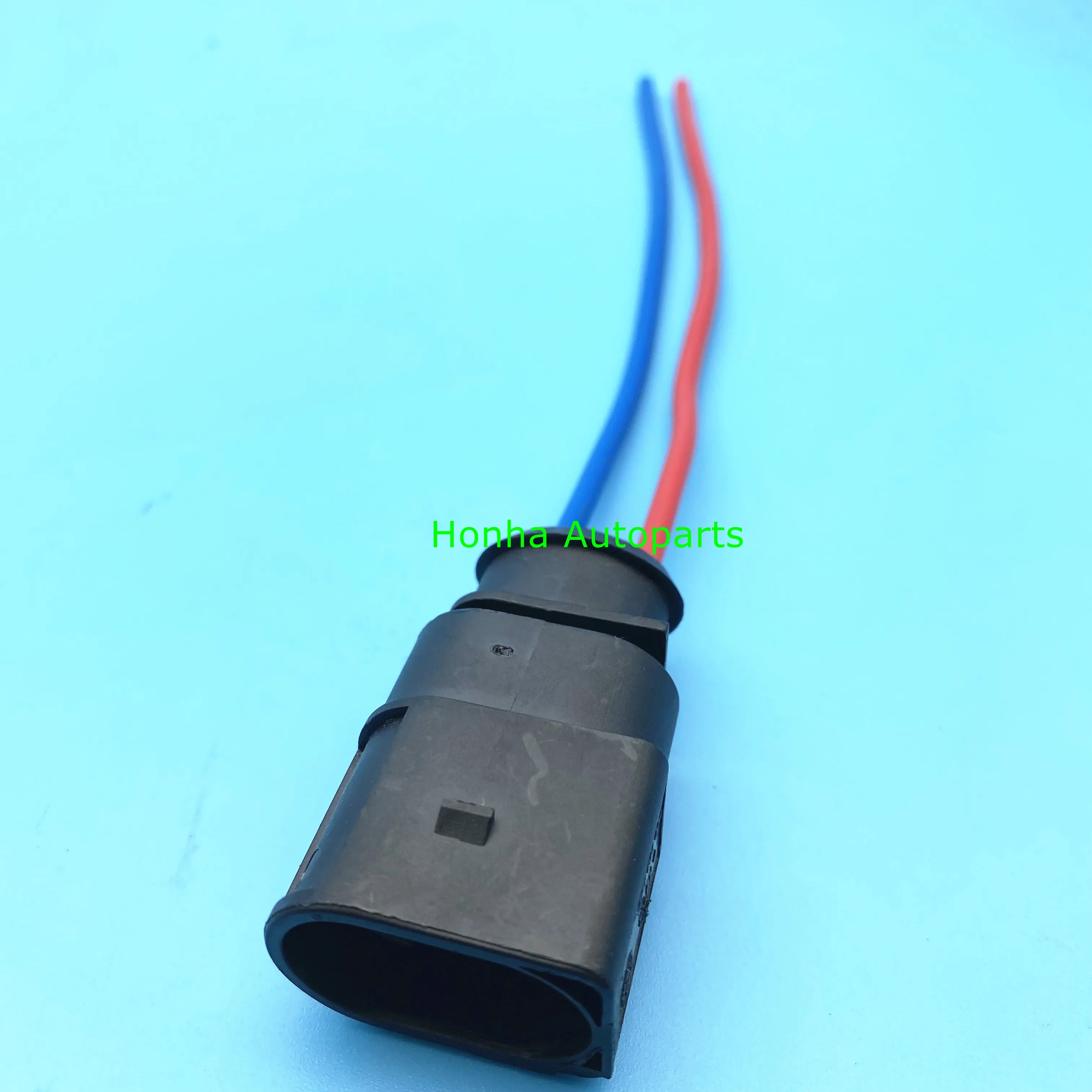 

Free shipping 2/5/10/20/50pcs VW 6.3mm and 2pin/way Fan plug male Car Connector 1J0973852 1J0 973 852 wire harness