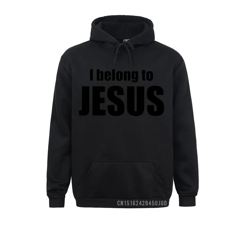 I Belong To Jesus Christ Religion Catholic Christian Faith Gift Hoodie For Men Male Streetwear Costume Long Sleeve Sweatshirt