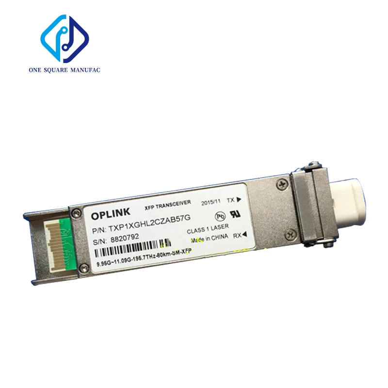 

Oplink TXP1XGHL2CZAB57G 9.95G-11.09G-195.7THz-80km-XFP Optical Fiber Transceiver