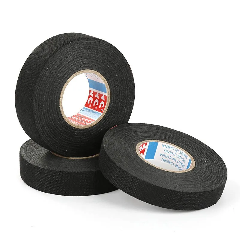 

25 Meter Heat-resistant Flame Retardant Tape Coroplast Adhesive Cloth Tape For Car Cable