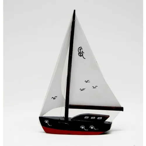 Synope Cloth Sailboat Flat Yacht Model-Ship Boat Kayak Sandal Scale Model (Dbm-1)