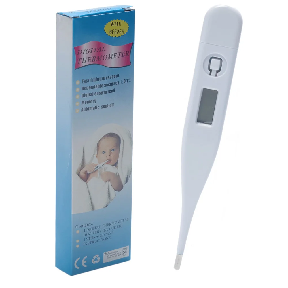 NEW Digital LCD Heating Oral Thermometer Tools Kids Baby Child Infant Temperature Measurement Electronic Clinical Thermometer