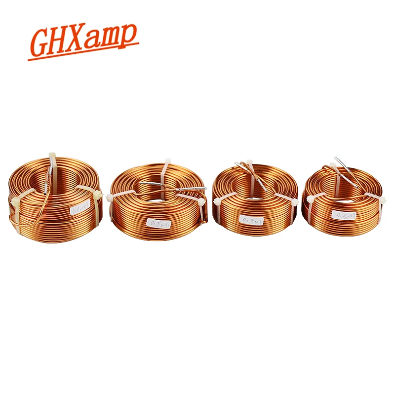 

2.0mm Speaker Crossover Inductance Inductor Coil 4N Oxygen-free Copper Frequency Divider 0.3mH 0.5mH 0.8mH 1.0mH 1pc