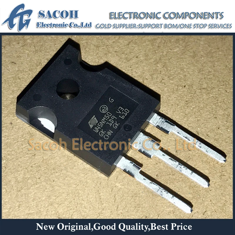 10Pcs STW45NM50 W45NM50 또는 STW45NM50FD 45NM50FD TO-247 45A 500V 파워 MOSFET 트랜지스터