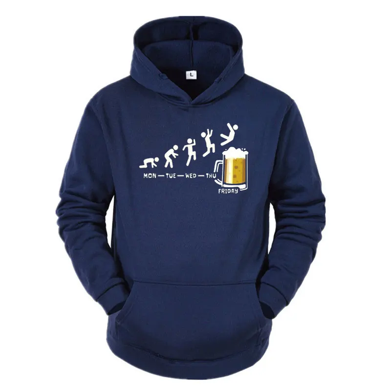 

Friday Beer Print Brand Hoodies Funny Graphic Winter Men Women Hoodie Sweatshirts Streetwear Ulzzang Harajuku Sweatshirt