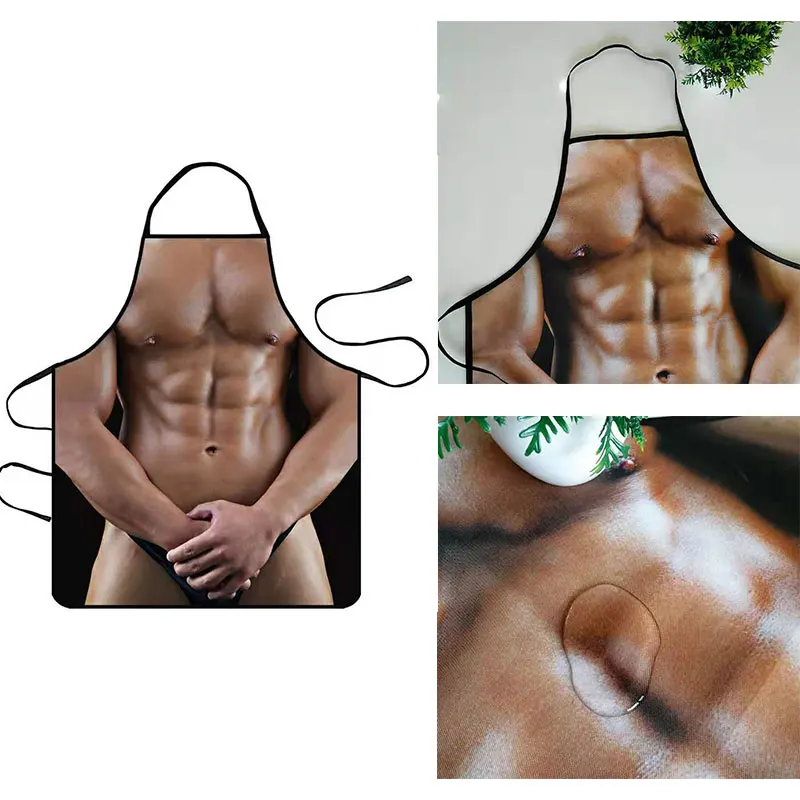 

Kitchen Sexy Apron Woman Funny Pinafore Cooking Baking Party Cleaning Cute Aprons For Christmas Apron